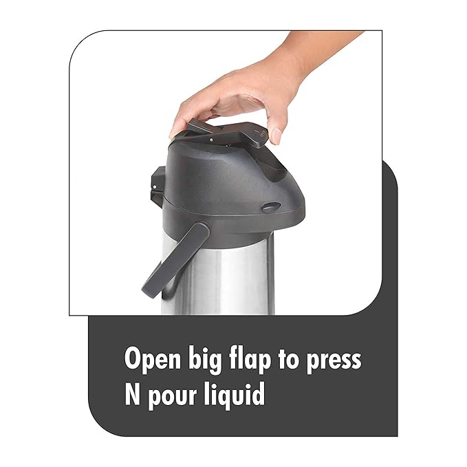 Milton Pinnacle 2500 Thermosteel 24 Hours Hot or Cold Dispenser, 2500 ml, Silver Milton Pinnacle 2500 Thermosteel 24 Hours Hot or Cold Dispenser, 2500 ml, Silver
